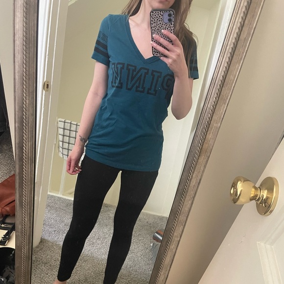 Bundle 3/$15 - PINK V-Neck Tee - Picture 1 of 3